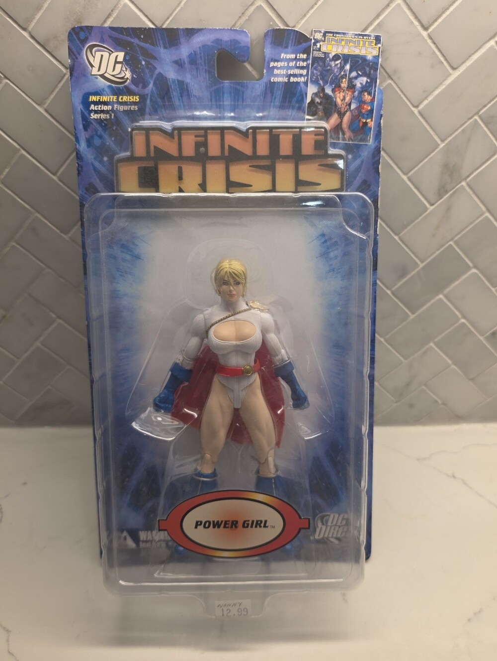 DC Direct Infinite Crisis Series 1 Power Girl Action Figure MOC Sealed (2006)